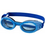 K9 ILS Dog Doggles - Blue with Blue Lens - head & chin straps